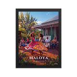 Affiche de La Réunion Maloya 30 × 40 cm / Noir - Univile La Réunion