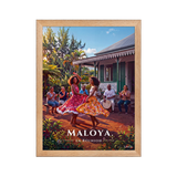 Affiche de La Réunion Maloya 30 × 40 cm / Oak - Univile La Réunion