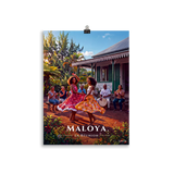 Affiche de La Réunion Maloya 30 × 40 cm / Sans cadre - Univile La Réunion
