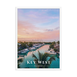 Poster Key West Blanc 50 × 70 cm
