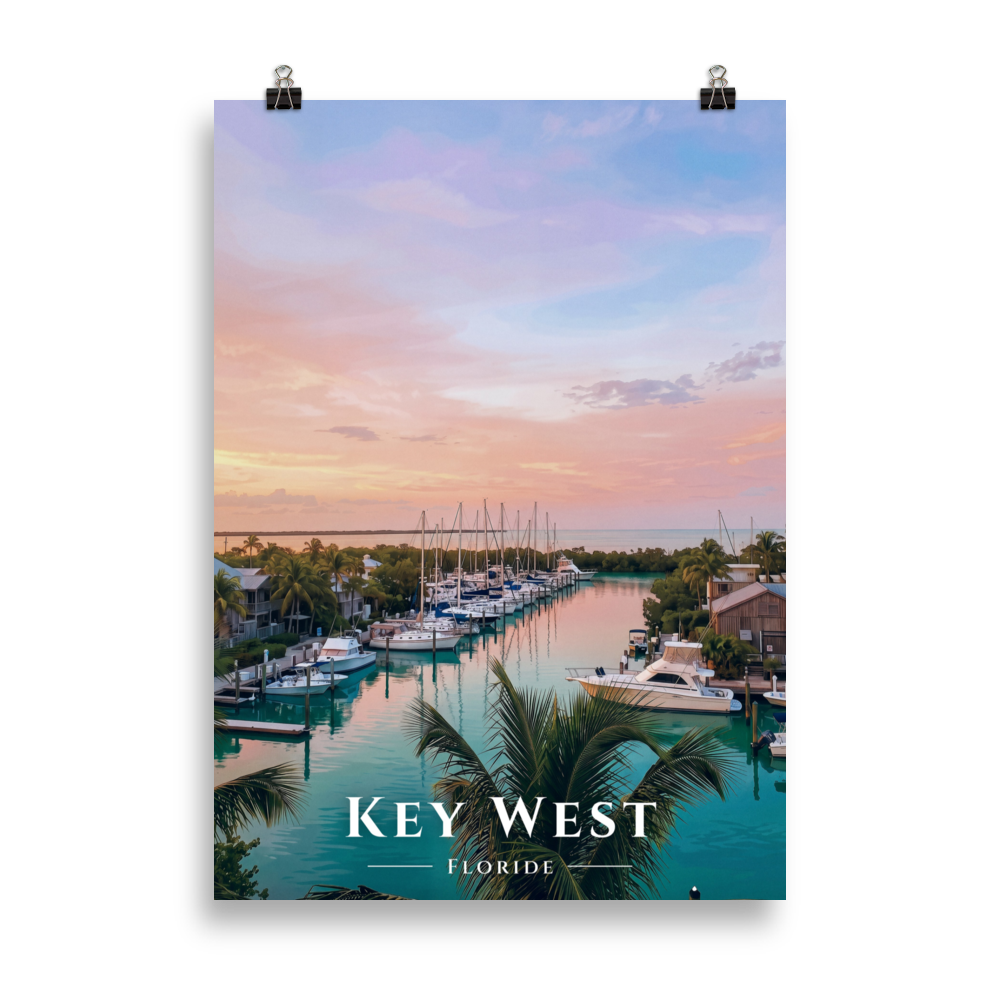 Poster Key West Sans cadre 50 × 70 cm