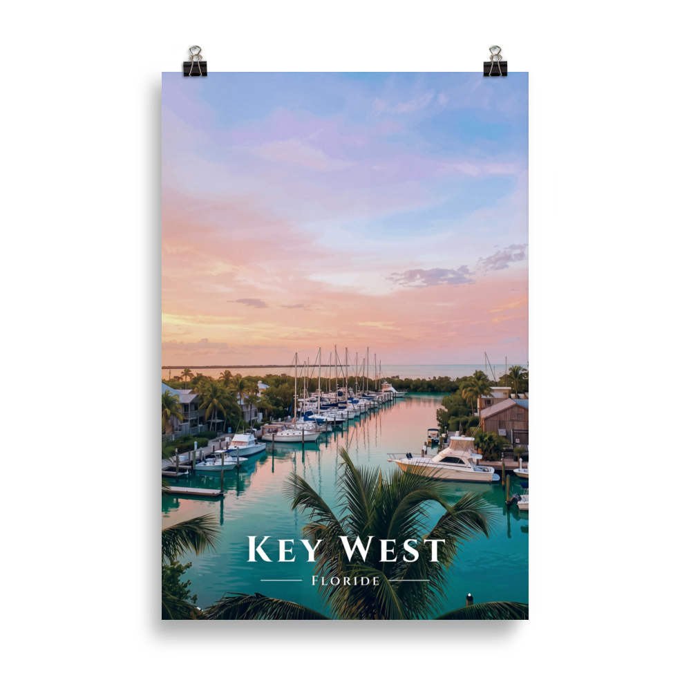 Poster Key West Sans cadre 61 × 91 cm