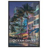 Poster Ocean Drive Noir 61 × 91 cm