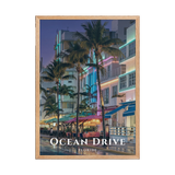 Poster Ocean Drive Oak 50 × 70 cm