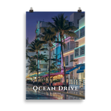 Poster Ocean Drive Sans cadre 61 × 91 cm