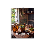 Affiche de La Réunion Remède Péi 30 × 40 cm / Sans cadre - Univile La Réunion