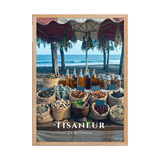 Affiche de La Réunion Tisaneur 50 × 70 cm / Oak - Univile La Réunion