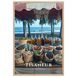 Affiche de La Réunion Tisaneur 61 × 91 cm / Oak - Univile La Réunion