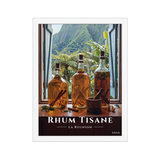 Affiche de La Réunion Rhum Tisane 30 × 40 cm / Blanc - Univile La Réunion