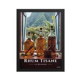Affiche de La Réunion Rhum Tisane 30 × 40 cm / Noir - Univile La Réunion