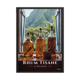 Affiche de La Réunion Rhum Tisane 50 × 70 cm / Noir - Univile La Réunion
