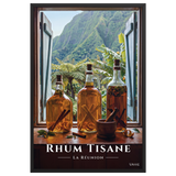 Affiche de La Réunion Rhum Tisane 61 × 91 cm / Noir - Univile La Réunion
