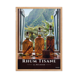 Affiche de La Réunion Rhum Tisane 50 × 70 cm / Oak - Univile La Réunion
