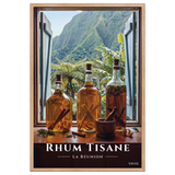 Affiche de La Réunion Rhum Tisane 61 × 91 cm / Oak - Univile La Réunion