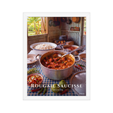Affiche de La Réunion Rougail Saucisse 30 × 40 cm / Blanc - Univile La Réunion