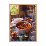 Affiche de La Réunion Rougail Saucisse 50 × 70 cm / Oak - Univile La Réunion