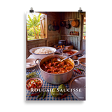Affiche de La Réunion Rougail Saucisse 61 × 91 cm / Sans cadre - Univile La Réunion