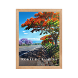 Affiche de La Réunion Route du Tampon 30 × 40 cm / Oak - Univile La Réunion