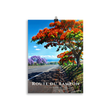 Affiche de La Réunion Route du Tampon 30 × 40 cm / Sans cadre - Univile La Réunion
