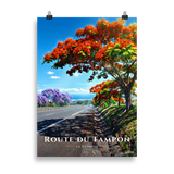 Affiche de La Réunion Route du Tampon 50 × 70 cm / Sans cadre - Univile La Réunion