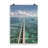 Affiche de Floride Seven Mile Bridge 50 × 70 cm / Sans cadre - Univile Floride