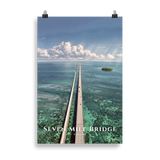 Affiche de Floride Seven Mile Bridge 61 × 91 cm / Sans cadre - Univile Floride
