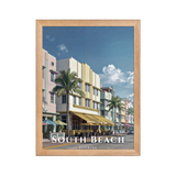Poster South Beach Oak 30 × 40 cm