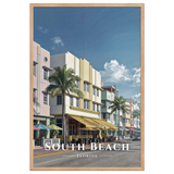 Poster South Beach Oak 61 × 91 cm