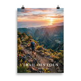 Poster Trail des Fous Maïdo Sans cadre 50 × 70 cm