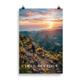 Poster Trail des Fous Maïdo Sans cadre 61 × 91 cm