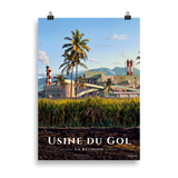 Affiche de La Réunion Usine du Gol 50 × 70 cm / Sans cadre - Univile La Réunion
