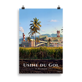 Affiche de La Réunion Usine du Gol 61 × 91 cm / Sans cadre - Univile La Réunion
