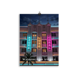 Affiche de Floride Washington Avenue 30 × 40 cm / Sans cadre - Univile Floride