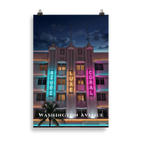 Affiche de Floride Washington Avenue 61 × 91 cm / Sans cadre - Univile Floride